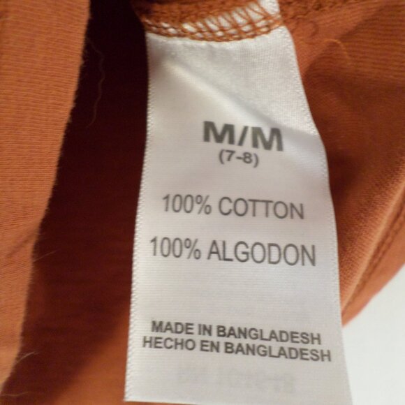 Russell Short Sleeve Orange Hook Em Horns College Football Tee Womens Sz Medium - Picture 6 of 9